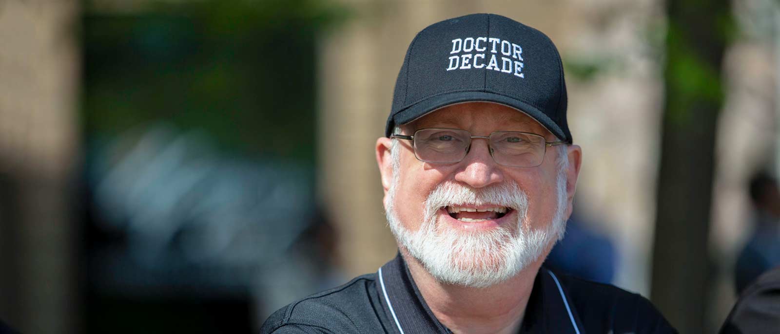 Accounting and Information Systems' faculty member, Brian Pentland, smiles on a sunny day at MSU.