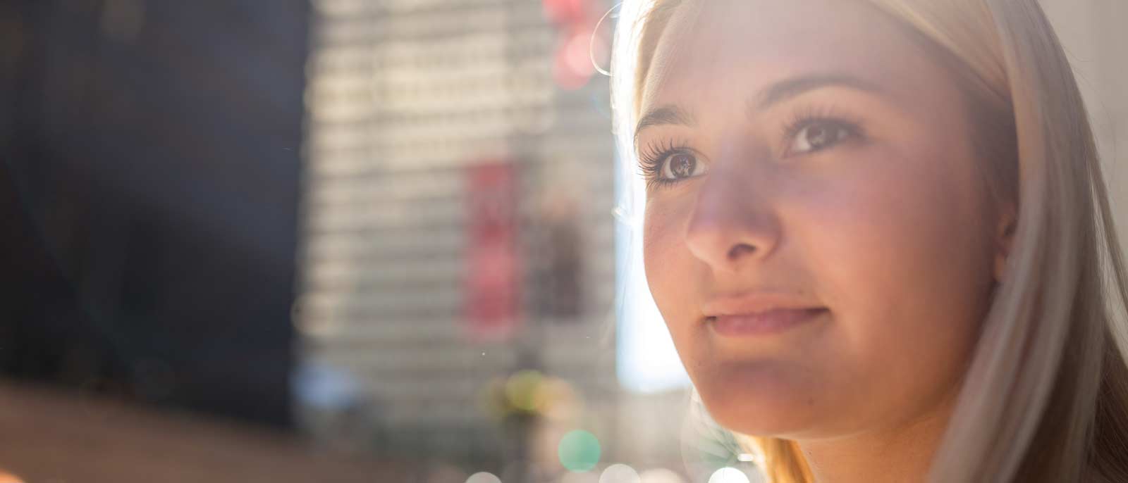 Profile shot of Broad College alumnae Greer Clausen.