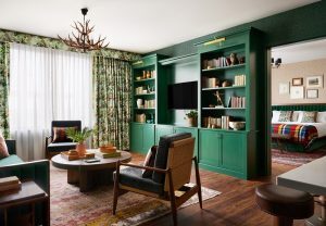 Bonnie Suite Graduate living room