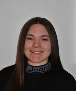 Miquela Ochoa is a hospitality business junior who was awarded for her presentation at the diversity research showcase.
