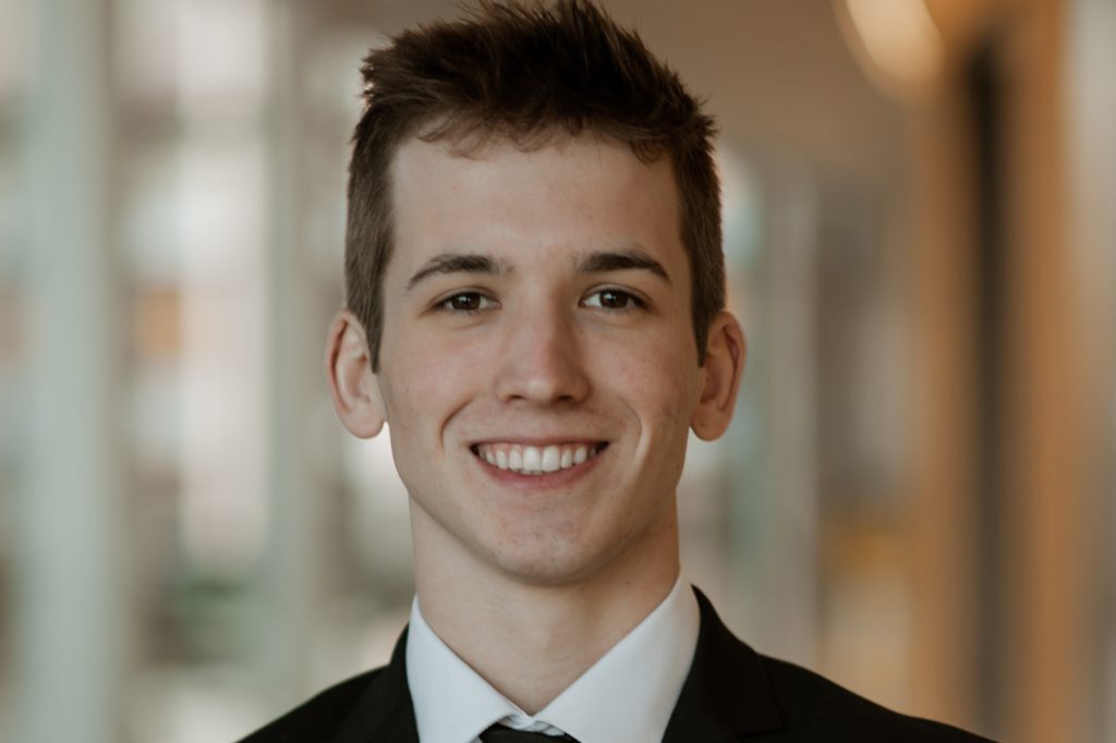 David Burt, finance senior, headshot