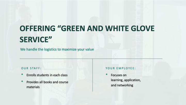 Offering “Green and White Glove Service”: We handle the logistics to maximize your value
