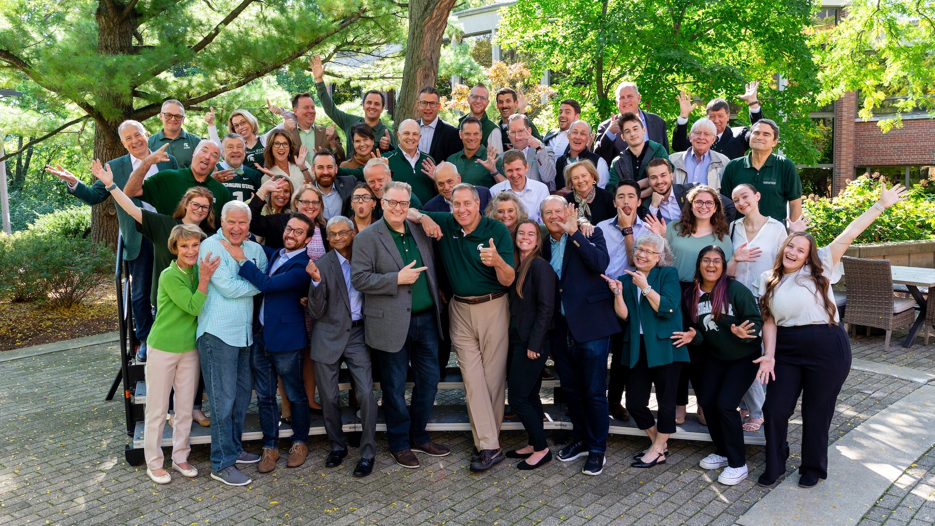 School of Hospitality Business board group photo