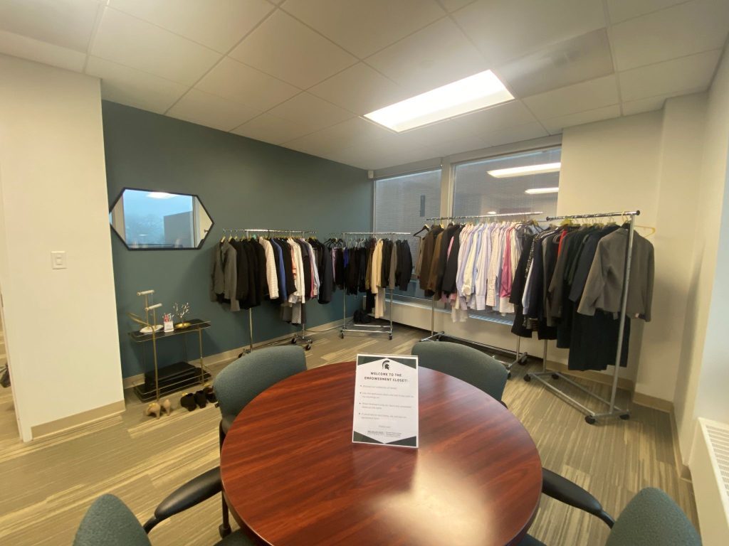 A Photo of clothing that is available at the Empowerment Closet