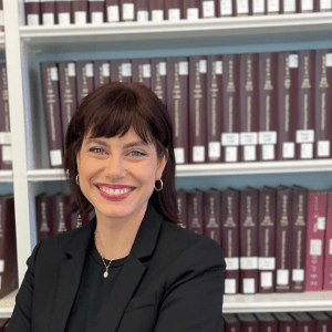 A portrait of Elise Maizel, Assistant Professor at Michigan State University College of Law.