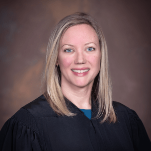A portrait of Justice Elizabeth T. Clement of the Michigan Supreme Court.