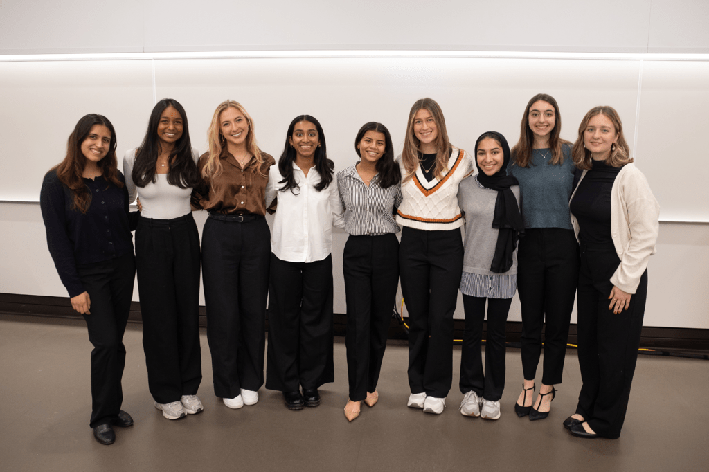 Women standing for group photo