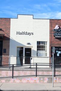 Halfdays storefront 