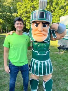 Yatharth Chandna with Sparty 