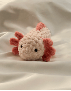 Knit axolotl