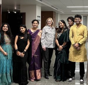 Group photo of Diwali celebration 