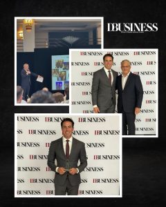 Photo montage of DBusiness Award Ceremony