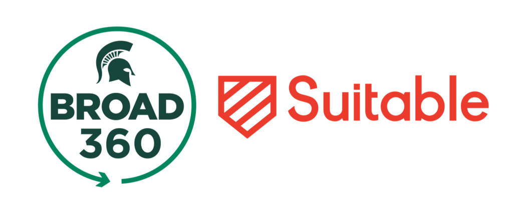 Broad 360 logo and Suitable logo