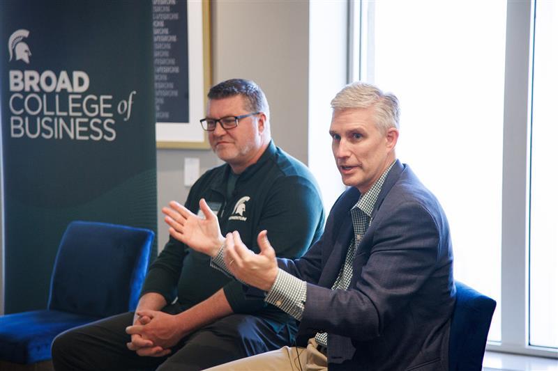 David Souder speaking on panel