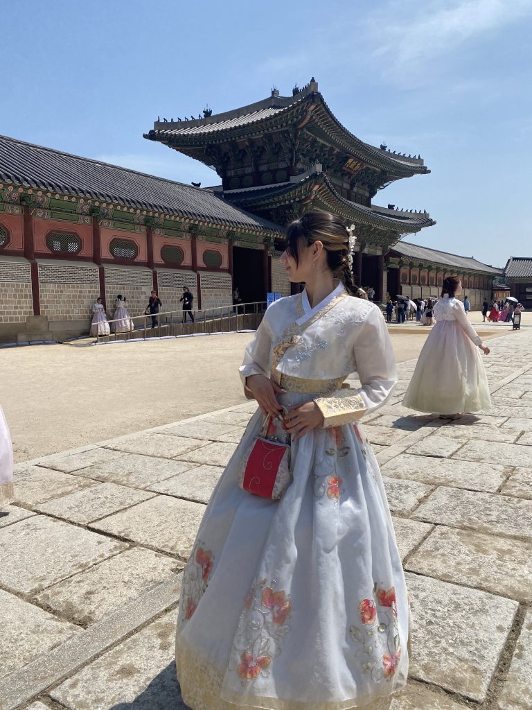 A portrait of Caitlyn Oudbier in Korea