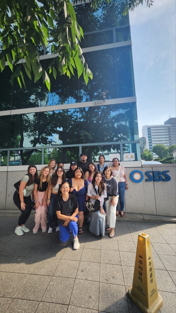 A selfie of Caitlyn Oubier in Korea