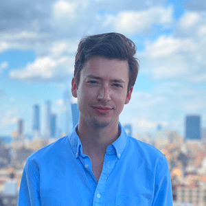 A professional headshot of Dan Couvreur, 2025 Broad Champion Outstanding Young Alum of the Year.