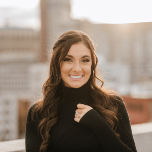 A professional headshot of Michelle Winterfield, 2025 Broad Champion Outstanding Young Alum of the Year.