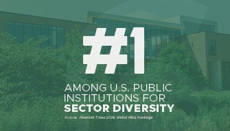 #1 among U.S. public institutions for sector diversity