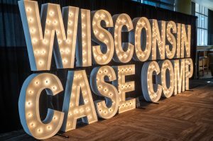 The Wisconsin Consulting Case Competition sign at Union South.