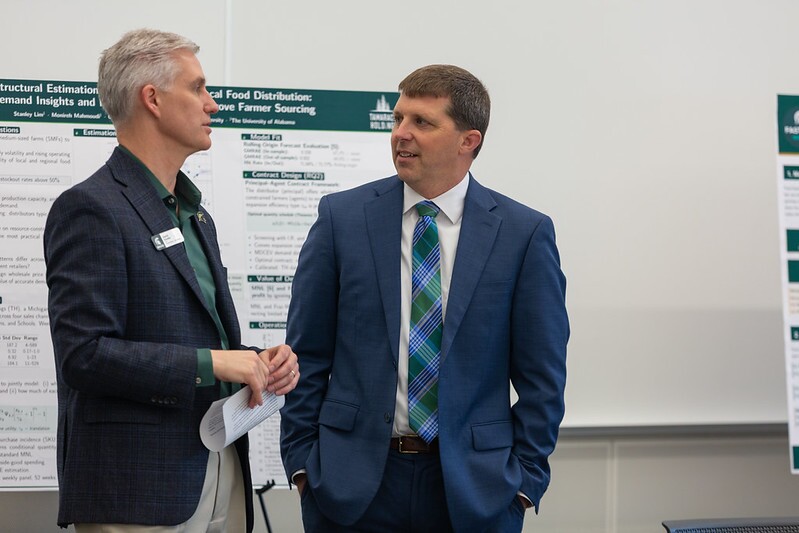 Dean David Souder introducing Dr. Tim Boring, the keynote speaker at the FAST Symposium.