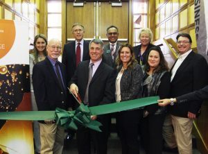 Lear Center ribbon cutting