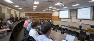 Michael Seneski in the classroom