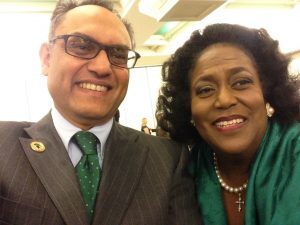 Dean Sanjay Gupta and Ingrid Saunders Jones