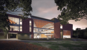 A rending of the future Business Pavilion