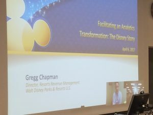 Gregg Chapman skype calls with a hospitality business class