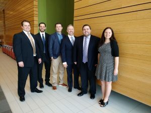 Benjamin Peppler, Philip Green, Clay Voorhees, Andy Lisoskie, Pete Charette, and Heather Garris