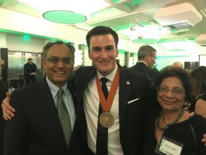 (From left) Sanjay Gupta, Joel Clum and Kiran Gupta