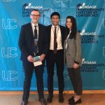 (From left) Ken Kohut, Parker Decraene and Katja Oklejas