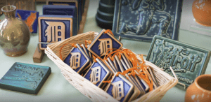 Pewabic pottery is found throughout the city of Detroit - and around the world.