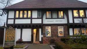 Located at 10125 East Jefferson Avenue since 1903, Pewabic's studio was named a National Historic Landmark in 1991.