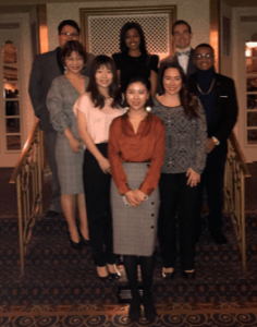 Top (left to right): Lupe Alverez (BA ’20), Taylor Joiner (BA ’19), Andrew Williamson (BA ’19), top middle (left to right): Chenke Yang (MS ’18), Lamont Davis (BA ’19), Lower middle (left to right): Yun Yang (MS ’18), Demi Smith (BA ’18), Bottom: Yuis Cheng (MS ’18), *Not in picture: Claire Denison (BA ’19)