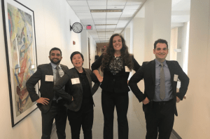 Broad's team at the competition