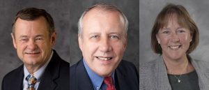 From left: Edmund Outslay, Severin Grabski, and Susan Convery