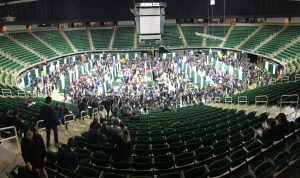 The 2018 Career Days event at the Breslin Center. Photo by Emma Kauffman