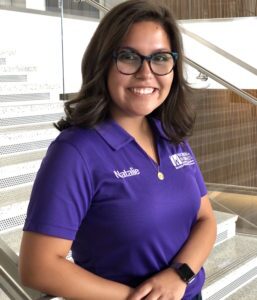 Professional headshot of Natalie McKinney (B.A. Accounting '20) in the Minskoff Pavilion
