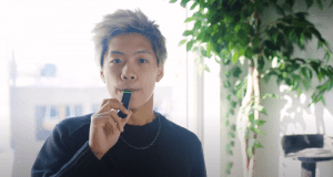 Student Brendan Wang using CAPNOS vaping product.