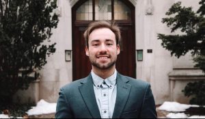 Headshot of Matis Butlevics, supply chain management rising senior