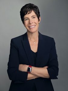 Headshot of Deirdre O'Brien, senior vice president of retail + people at Apple