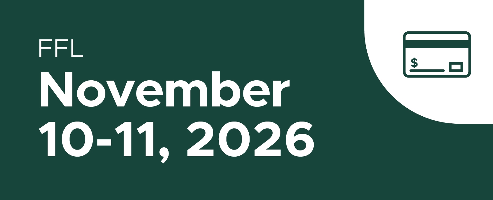 date(s) Nov. 12-13, 2025