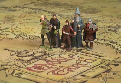 MSU Photography Services: Abstract &emdash; Tolkien_1c_gl.1